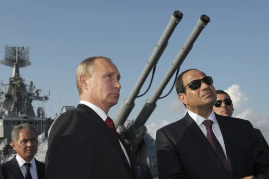 Tổng thống Nga Putin và Tổng thống Ai Cập A. Sisi