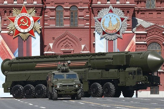 Tên lửa xuyên lục địa RS-24 của Nga (ảnh minh họa)