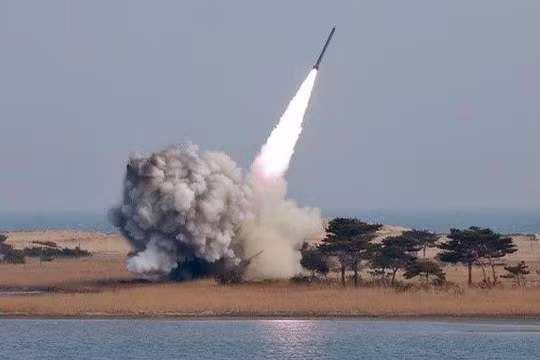 Một vụ phóng tên lửa của Triều Tiên