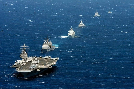 Cụm tác chiến tàu sân bay Mỹ luôn thường trực tại các điểm nóng trên thế giới