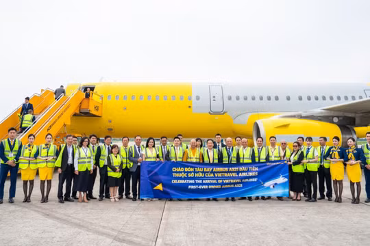 VIETRAVEL AIRLINES ĐÓN MÁY BAY AIRBUS A321 ĐẦU TIÊN THUỘC SỞ HỮU CỦA HÃNG