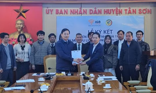 IGB Group tài trợ phần mềm Du lịch thông minh Tân Sơn Tour cho huyện Tân Sơn, tỉnh Phú Thọ