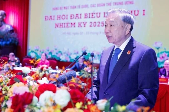 Phát biểu của Tổng bí thư Tô Lâm tại Đại hội đại biểu MTTQ Việt Nam lần thứ I, nhiệm kỳ 2025-2030