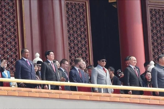 Chủ tịch nước dự Lễ kỷ niệm 80 năm Chiến thắng phát xít tại Trung Quốc