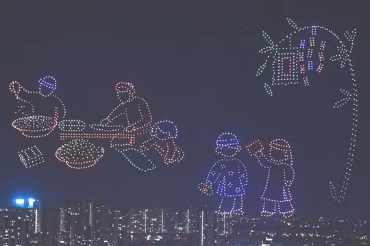 Hà Nội hủy trình diễn drone hỏa thuật đêm giao thừa tại Mỹ Đình sau sự cố tổng duyệt 