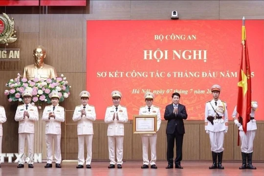 Chủ tịch nước Lương Cường dự Hội nghị sơ kết công tác của Bộ Công an