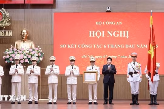 Chủ tịch nước Lương Cường dự Hội nghị sơ kết công tác của Bộ Công an