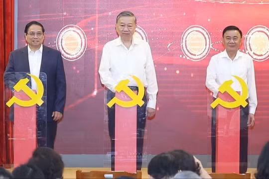 Tổng Bí thư và Thủ tướng dự ra mắt 3 nền tảng số phục vụ triển khai Nghị quyết 57