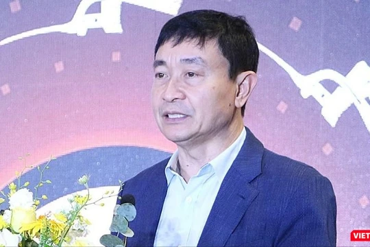 Trung tướng Nguyễn Minh Chính phát biểu tại sự kiện.