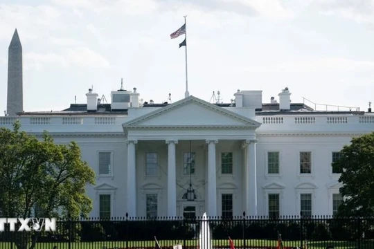 Nhà Trắng tại Washington, D.C., Mỹ. (Ảnh: THX/TTXVN).