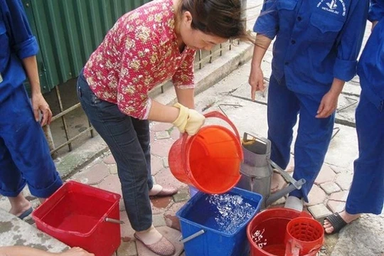 Từ năm 2020 người dân Hà Nội sẽ được sử dụng nước sạch 100%- (Ảnh minh họa).