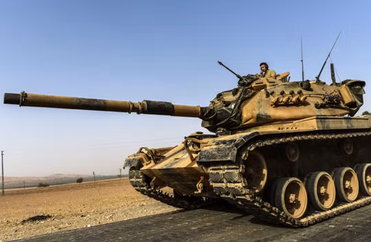 Xe tăng quân đội Thổ Nhĩ Kỳ ở Syria - (Nguồn Internet)