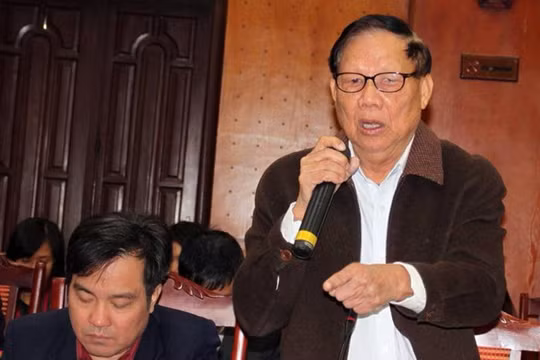 Nguyên Bộ trưởng Lê Huy Ngọ: "Điện, đường, trường, trạm... cần thiết cho nông thôn mới". Ảnh: CHÂN LUẬN