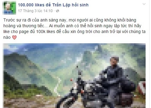 Hình thức câu like thường gặp của nhiều thành viên trên MXH Facebook