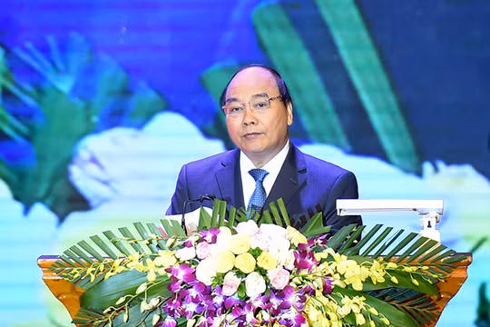 Thủ tướng Nguyễn Xuân Phúc phát biểu tại buổi lễ 