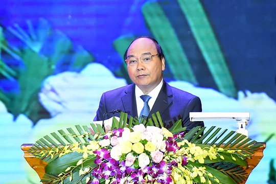 Thủ tướng Nguyễn Xuân Phúc phát biểu tại buổi lễ 