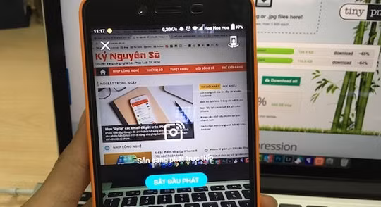 Phát video trực tiếp trên Zalo. Ảnh: MINH HOÀNG