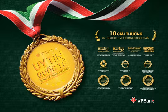 VPBank đạt 10 giải thưởng và chứng nhận trong năm 2016