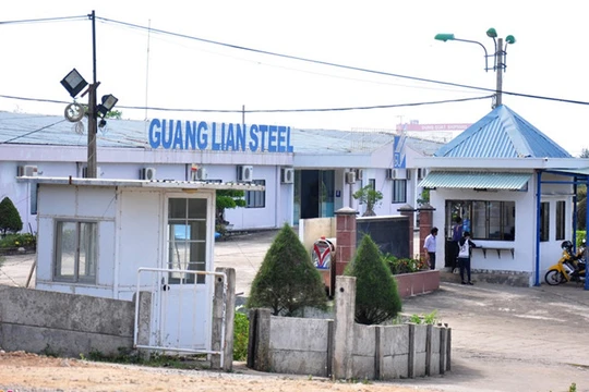 Trụ sở Doanh nghiệp thép Quảng Liên tại KCN Dung Quất - (Nguồn Internet)