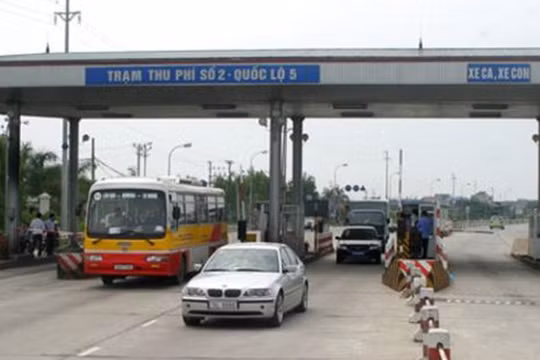 Trạm thu phí trên Quốc lộ 5 - (Nguồn Internet)