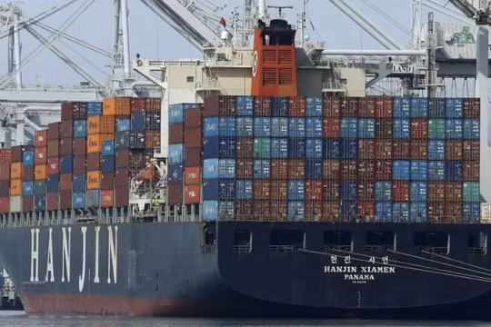 Tàu vận chuyển container của Hanjin - (Nguồn Internet)