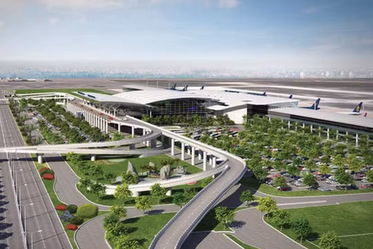 Phối cảnh càng hàng không Long Thành - (Nguồn Internet)
