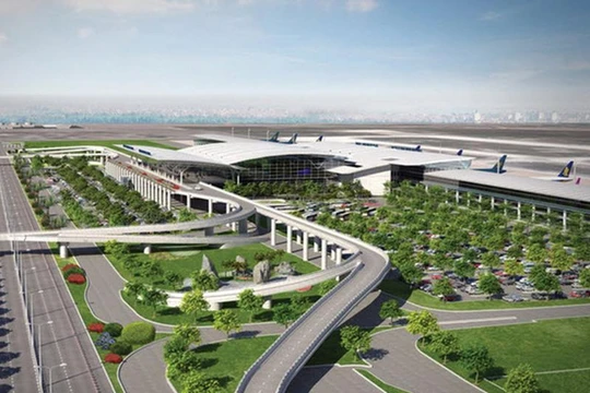 Phối cảnh càng hàng không Long Thành - (Nguồn Internet)