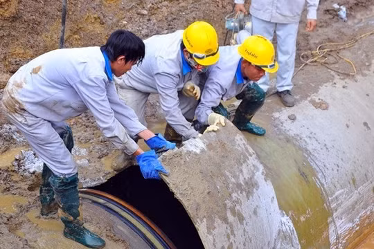 Đường ống nước sông Đà lại tiếp tục gặp sự cố - (Ảnh minh họa)