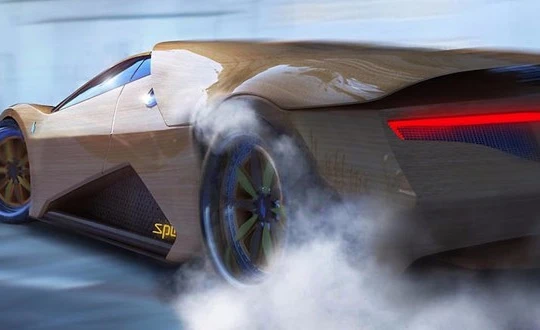 "Siêu" xe bằng gỗ Splinter