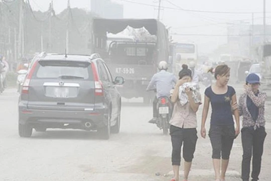 Ô nhiễm không khí làm tăng khả năng mắc các bệnh về hô hấp - (Awnh minh họa)