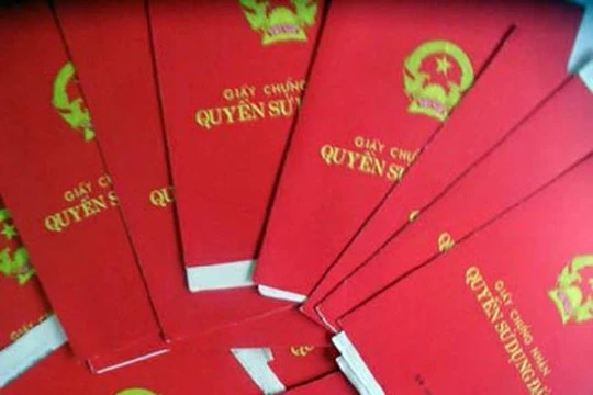 Hà Nội đã cấp được 1,5 triệu “sổ đỏ”- (Ảnh minh họa).