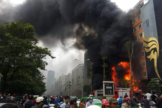 Công an TP Hà Nội đã khởi tố vụ hỏa hoạn tại quán karaoke số 68 Trần Thái Tông (Cầu Giấy, Hà Nội).