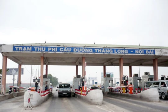 Trạm thu phí là Bắc Thăng Long – Nội Bài 