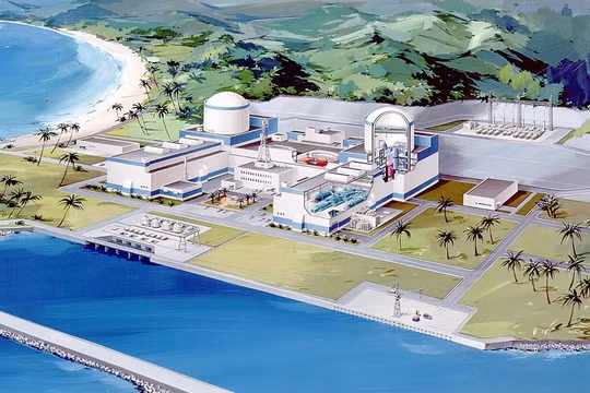 Phối cảnh nhà máy điện Hạt nhân Ninh Thuận - (Nguồn INternet)