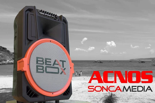 Beatbox có hình dáng giống như loa kéo nhưng công nghệ và phương thức hoạt động khác những chiếc loa di động đang bán trên thị trường