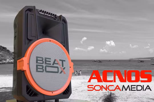 Beatbox có hình dáng giống như loa kéo nhưng công nghệ và phương thức hoạt động khác những chiếc loa di động đang bán trên thị trường