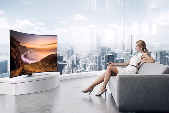 TV màn hình cong ngày càng được ưa chuộng.