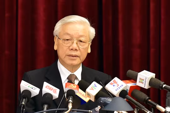 Tổng Bí thư Nguyễn Phú Trọng phát biểu tại Hội nghị 