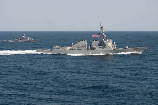 Tàu chiến Mỹ USS Lassen. (Nguồn: US Navy)
