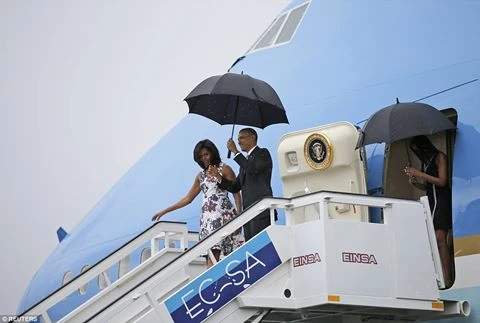 Cận cảnh chuyên cơ Air Force One của Obama