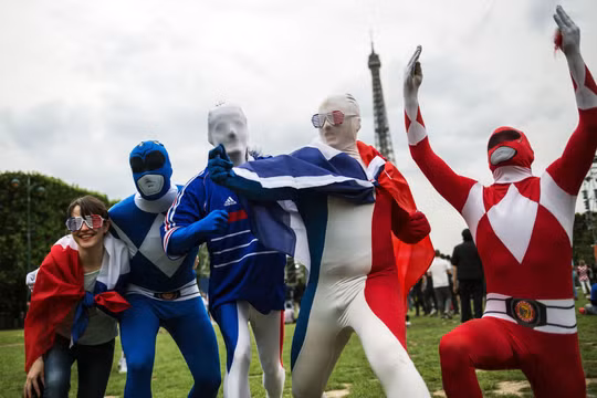Fan Albania trong Giải vô địch bóng đá châu Âu ở Marseille