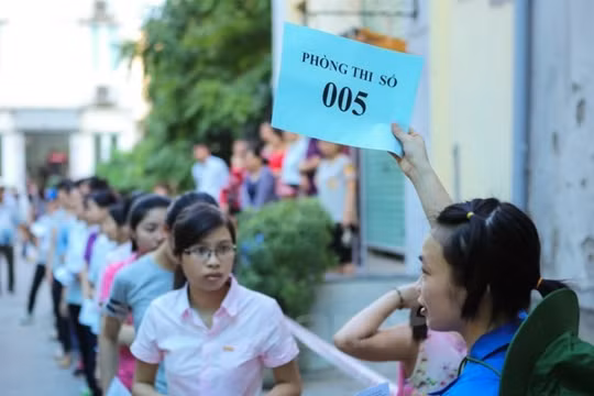 Thí sinh dự thi bài thi đánh giá năng lực.