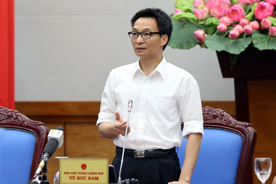 Phó Thủ tướng Vũ Đức Đam: "Cần phải công khai, minh bạch từ quy trình xét duyệt, nghiệm thu đến ứng dụng các kết quả nghiên cứu thì mới huy động được nguồn lực từ các DN".