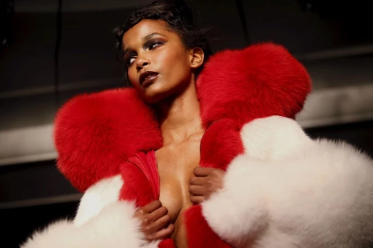 Bộ sưu tập thu đông 2016/17 của David Ferreira. Đọc thêm: http://vn.sputniknews.com/photo/20160315/1314427.html#ixzz4326Xh4Nz