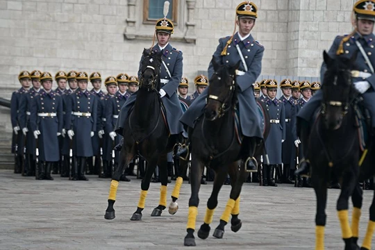 Nga: Lần đầu có nữ quân nhân trong hàng ngũ duyệt nghi thức cấp cao