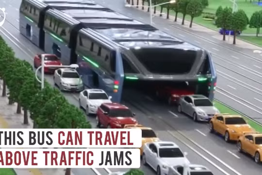 Video: Siêu bus tương lai sẽ "nuốt trọn" các phương tiện khác