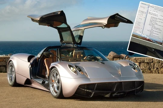 Xuất hiện tin đồn về việc "thần gió" Pagani Huayra sẽ sớm tham gia vào dàn xe "khủng" tại Việt Nam