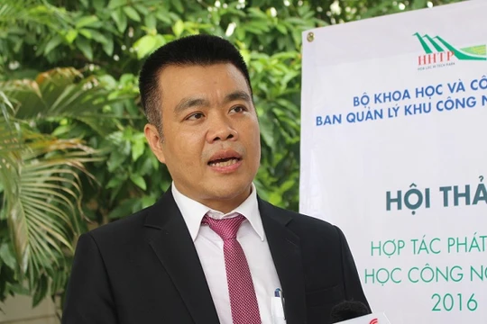 ông Nguyễn Lâm Thanh - Giám đốc Ban Khoa học Công nghệ, Khu Công nghệ cao Hòa Lạc.