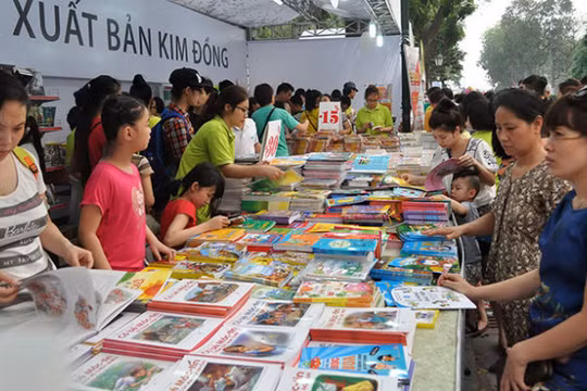 Ngày sách VN ở Hà Nội năm 2015. -Ảnh tư liệu TT.