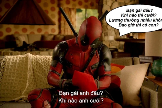 Deadpool chúc mừng năm mới khán giả Việt Nam cực dị